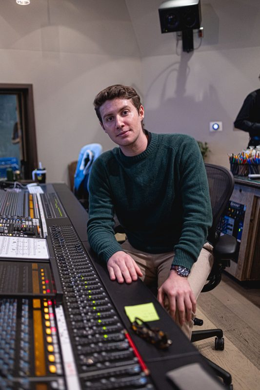 Reviewing a cue at the console